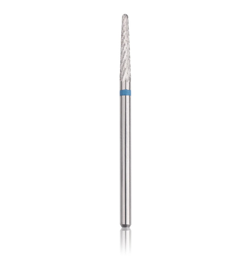 HBC-194BL.023 Fraise, carbure de tungstène "cône" bleu, L - 14,0 mm, Ø2, 3 mm.