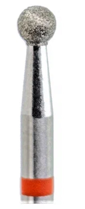 Fraise diamant Boule (bague rouge) ø2,9 mm