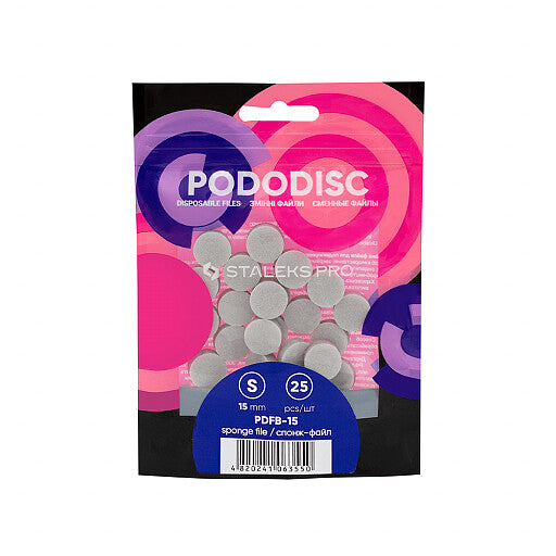 Eponges Recharges pour disque PODODISC L (25 pcs) PDFB-15/20/25 mm