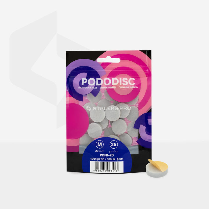 Eponges Recharges pour disque PODODISC L (25 pcs) PDFB-15/20/25 mm