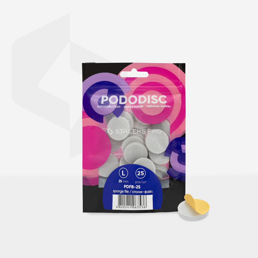 Eponges Recharges pour disque PODODISC L (25 pcs) PDFB-15/20/25 mm